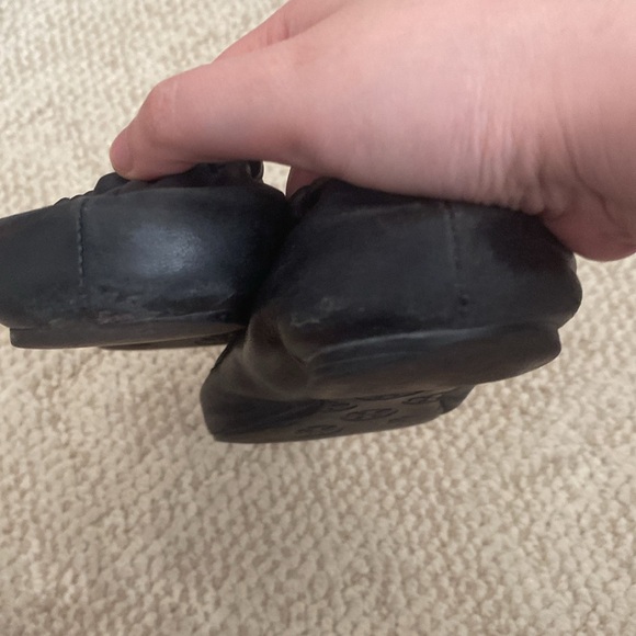 Tory Burch black Minnie Travel Ballet flat - Picture 8 of 9